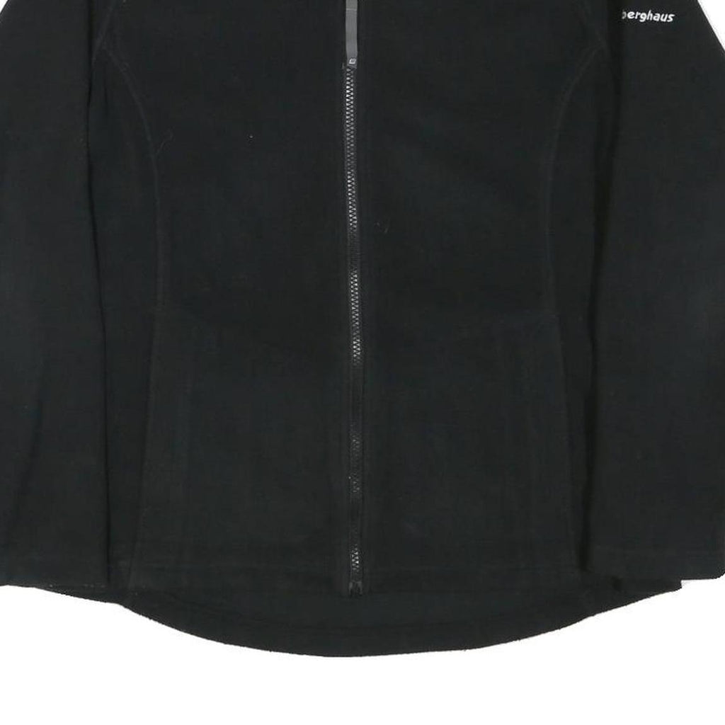 BERGHAUS Womens Black Outdoor Jacket M Polyester Blend Zip Lightweight