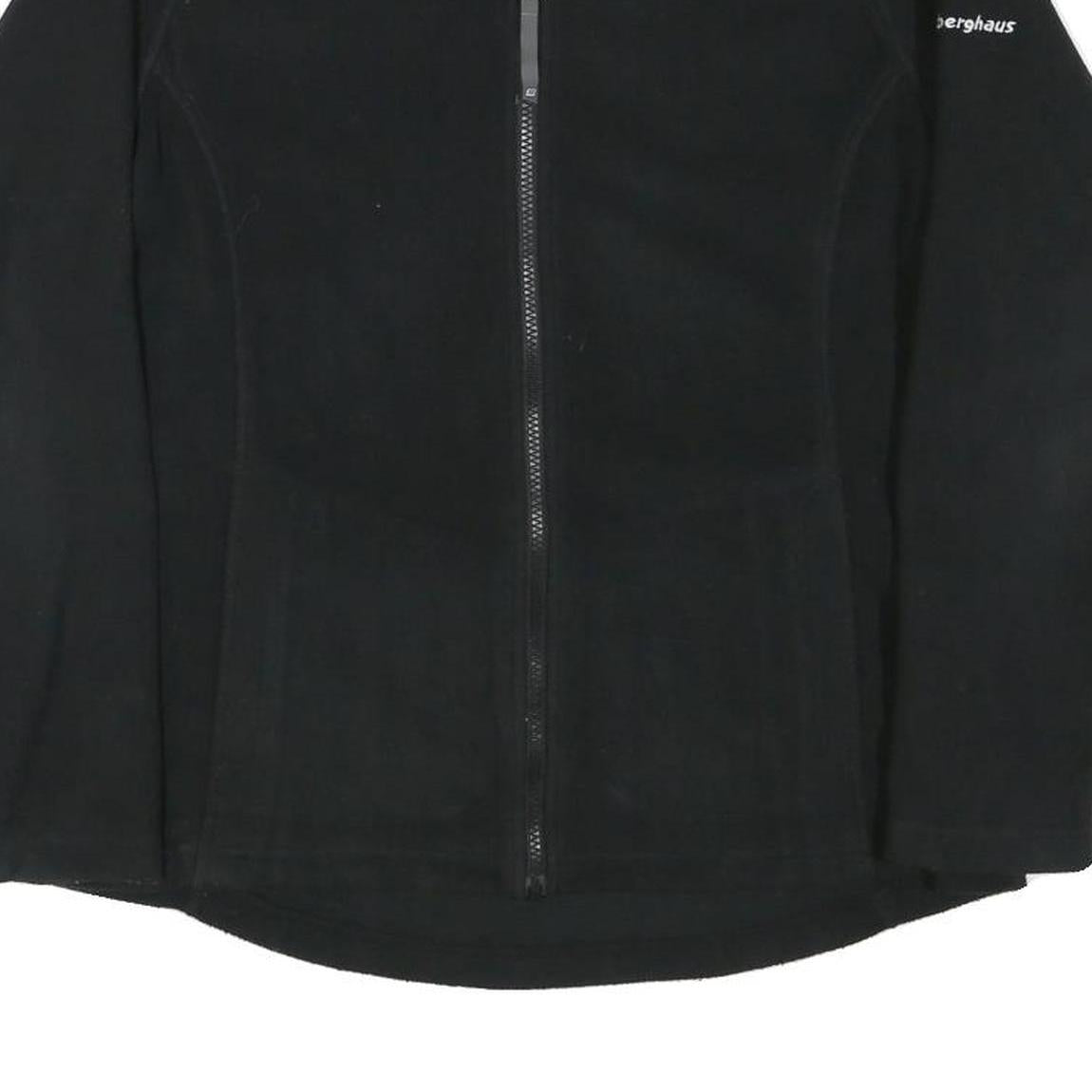 BERGHAUS Womens Black Outdoor Jacket M Polyester Blend Zip Lightweight