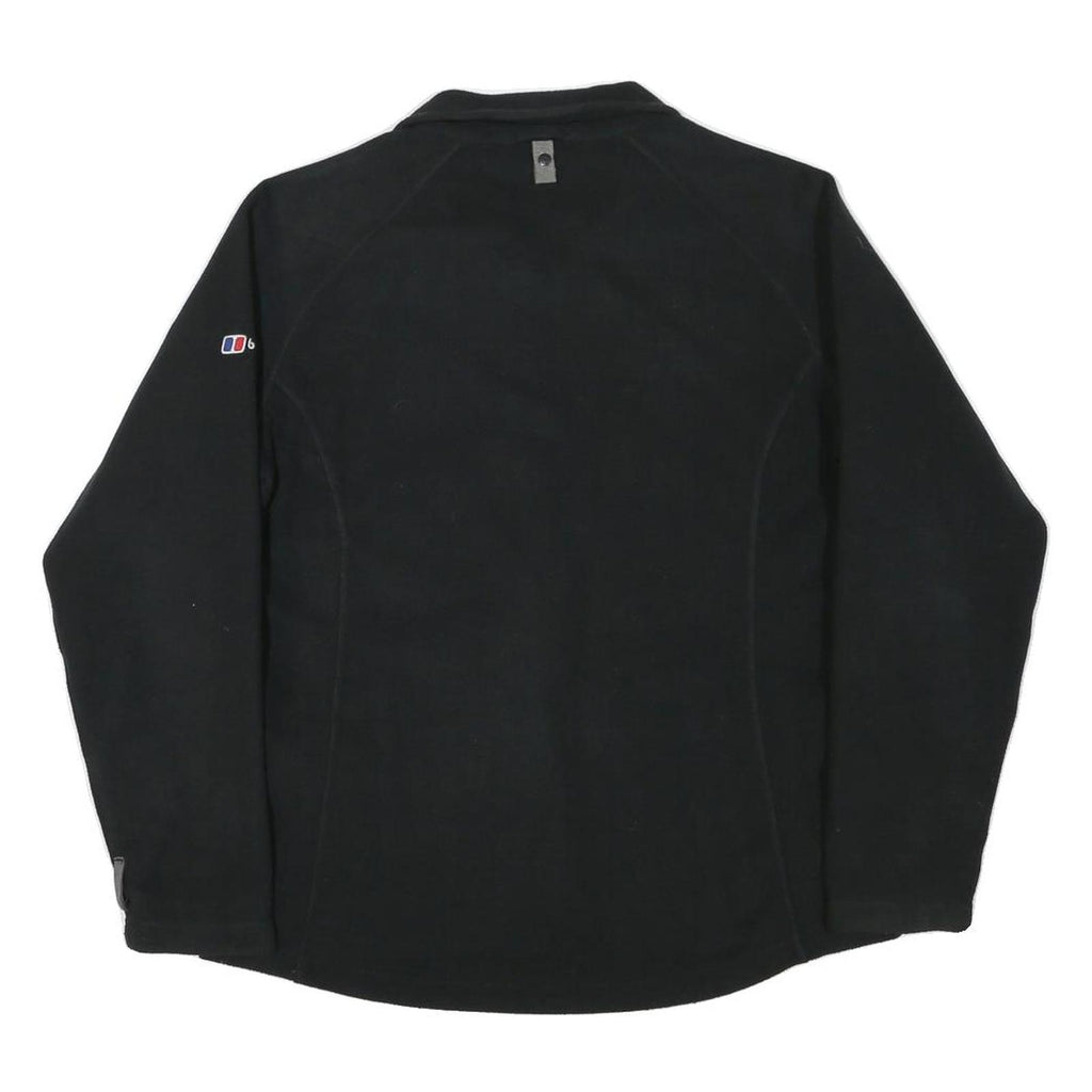 BERGHAUS Womens Black Outdoor Jacket M Polyester Blend Zip Lightweight