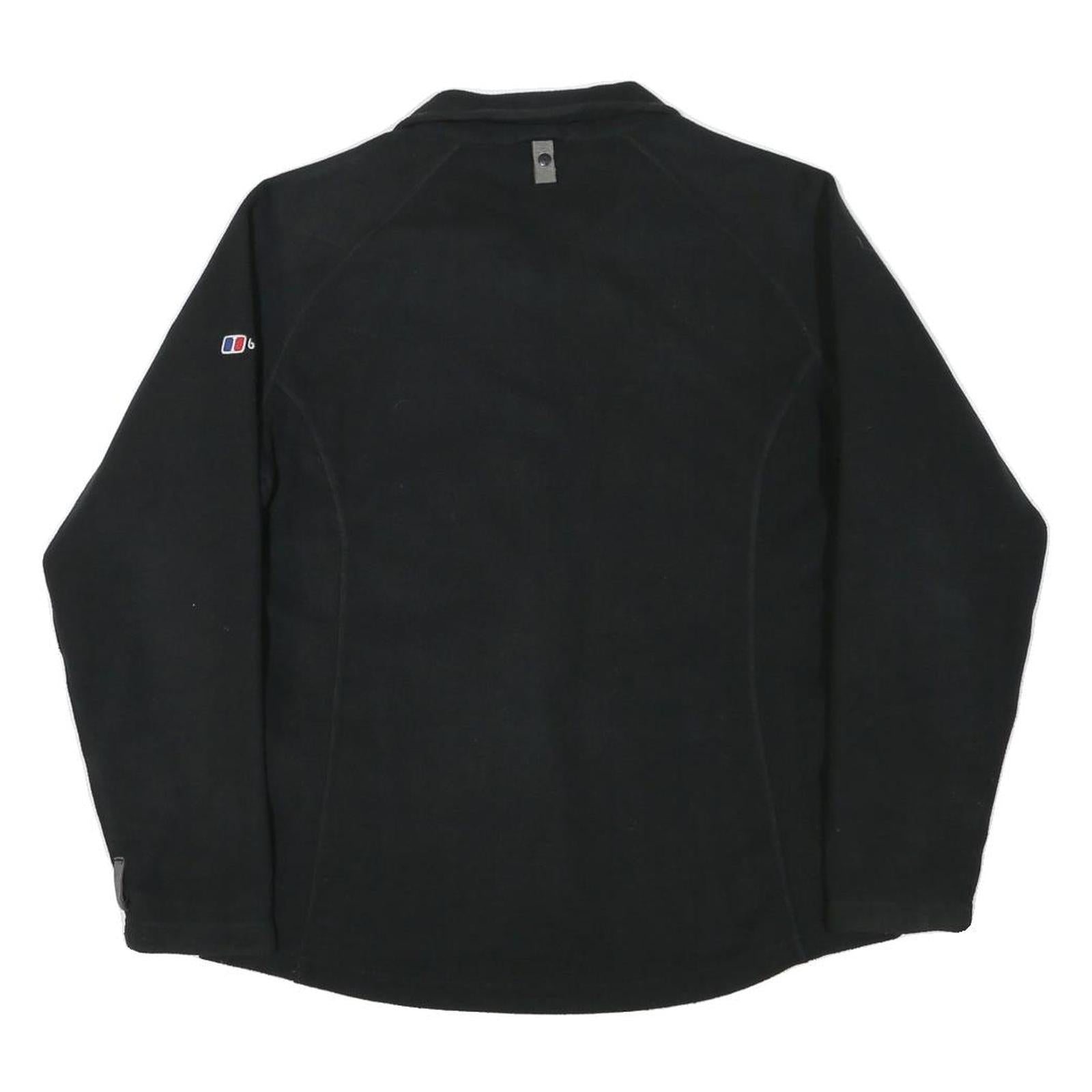 BERGHAUS Womens Black Outdoor Jacket M Polyester Blend Zip Lightweight