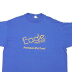 HANES Mens Blue Eagle Pack Premium Pet Food Graphic T-Shirt XL Short Sleeve Crew