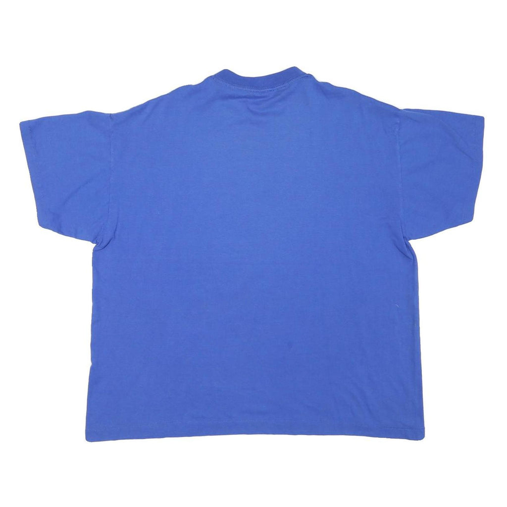 HANES Mens Blue Eagle Pack Premium Pet Food Graphic T-Shirt XL Short Sleeve Crew