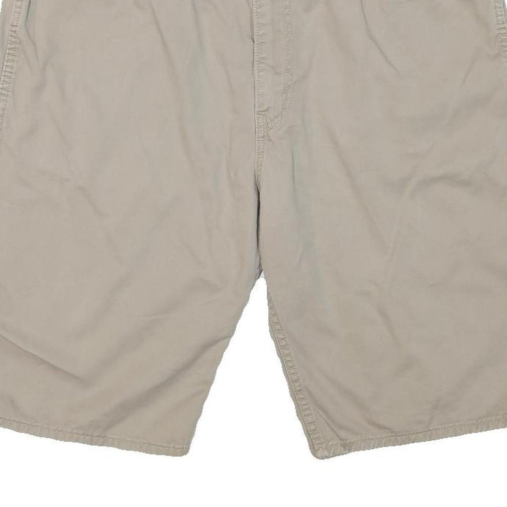 LEVI'S Mens Shorts Beige Casual Plain XL W36 Cotton Blend Comfortable Style