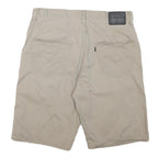LEVI'S Mens Shorts Beige Casual Plain XL W36 Cotton Blend Comfortable Style
