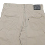 LEVI'S Mens Shorts Beige Casual Plain XL W36 Cotton Blend Comfortable Style