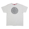 NAUTICA Mens Grey Authentic Denim Jeans Co Graphic T-Shirt L Short Sleeve Crew