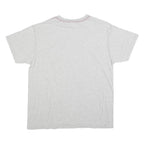 NAUTICA Mens Grey Authentic Denim Jeans Co Graphic T-Shirt L Short Sleeve Crew