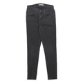 LEVI'S Womens Jeans Black Slim Skinny Denim W28 L30 Zip Cotton Blend Stretch