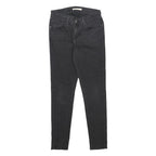 LEVI'S Womens Jeans Black Slim Skinny Denim W28 L30 Zip Cotton Blend Stretch