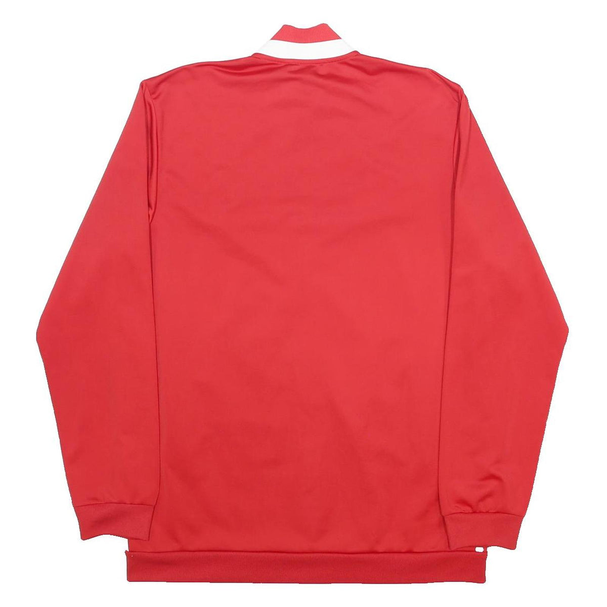 ADIDAS Mens Red FC Bayern Munchen Track Jacket L Polyester Zip Plain