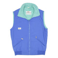 FAR WEST Womens Blue & Green Casual Zip Jacket M Polyester Blend Outdoor Wear