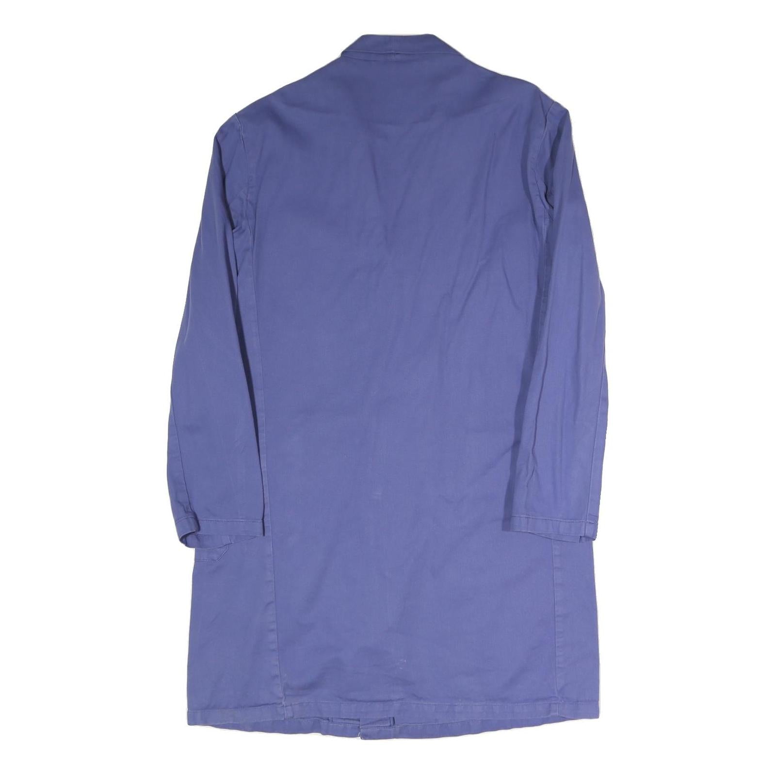 SPILAG Mens Blue Workwear Jacket M Cotton Blend Plain Button Closure