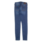 TRUE RELIGION Manchester United Womens Jeans Blue Slim Skinny W26 L30