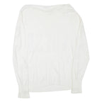 GUESS Womens Jumper Cream Tight Knit Viscose XL