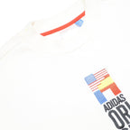 ADIDAS Originals Archive White Crew Neck Sweatshirt Womens  UK 6