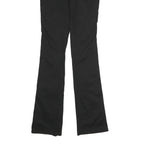DICKIES Womens Cotton Blend Black Slim Bootcut Trousers W28 L33 Workwear
