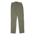 46 NORD Mens Cotton Blend Green Slim Tapered Trousers W27 L32 Casual Outdoor Zip