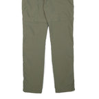 46 NORD Mens Cotton Blend Green Slim Tapered Trousers W27 L32 Casual Outdoor Zip