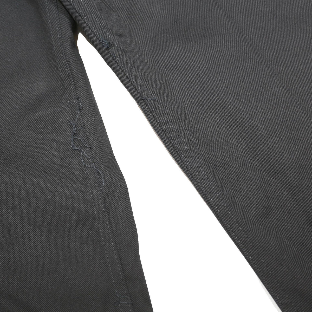 BEN DAVIS Mens Cotton Blend Black Relaxed Straight W36 L30 Workwear Trousers Zip