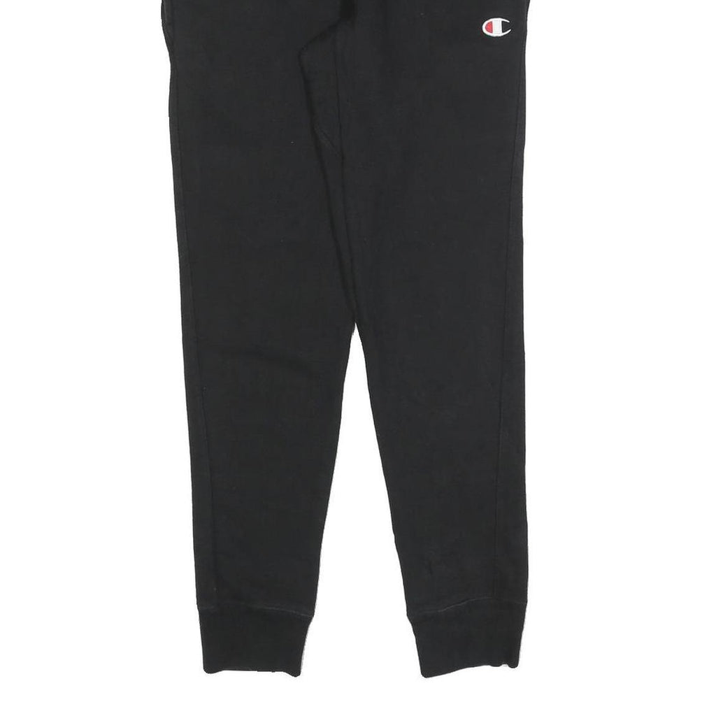 CHAMPION REVERSE WEAVE Mens Joggers Black S W26 L30 Cotton Blend Slim Tapered