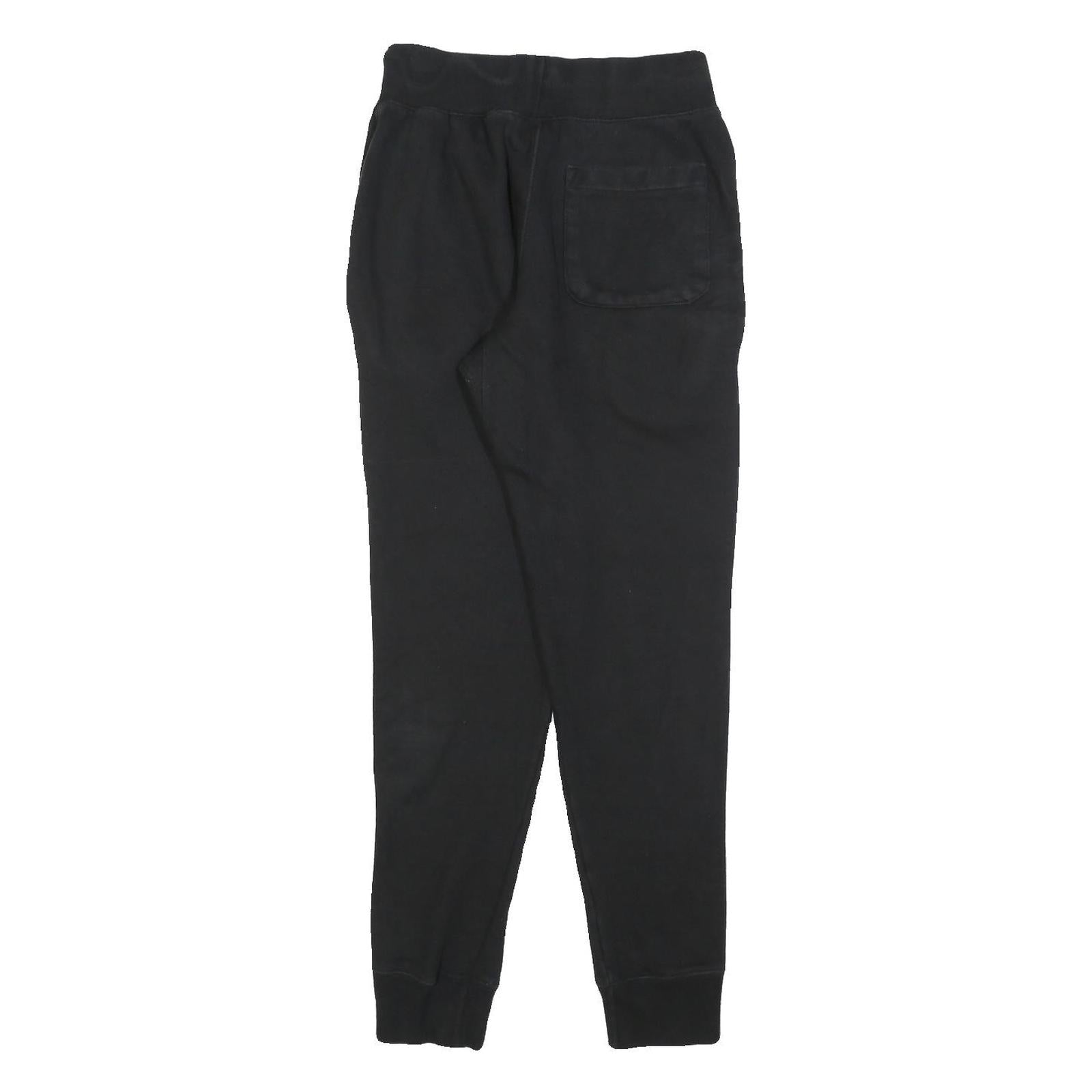 CHAMPION REVERSE WEAVE Mens Joggers Black S W26 L30 Cotton Blend Slim Tapered