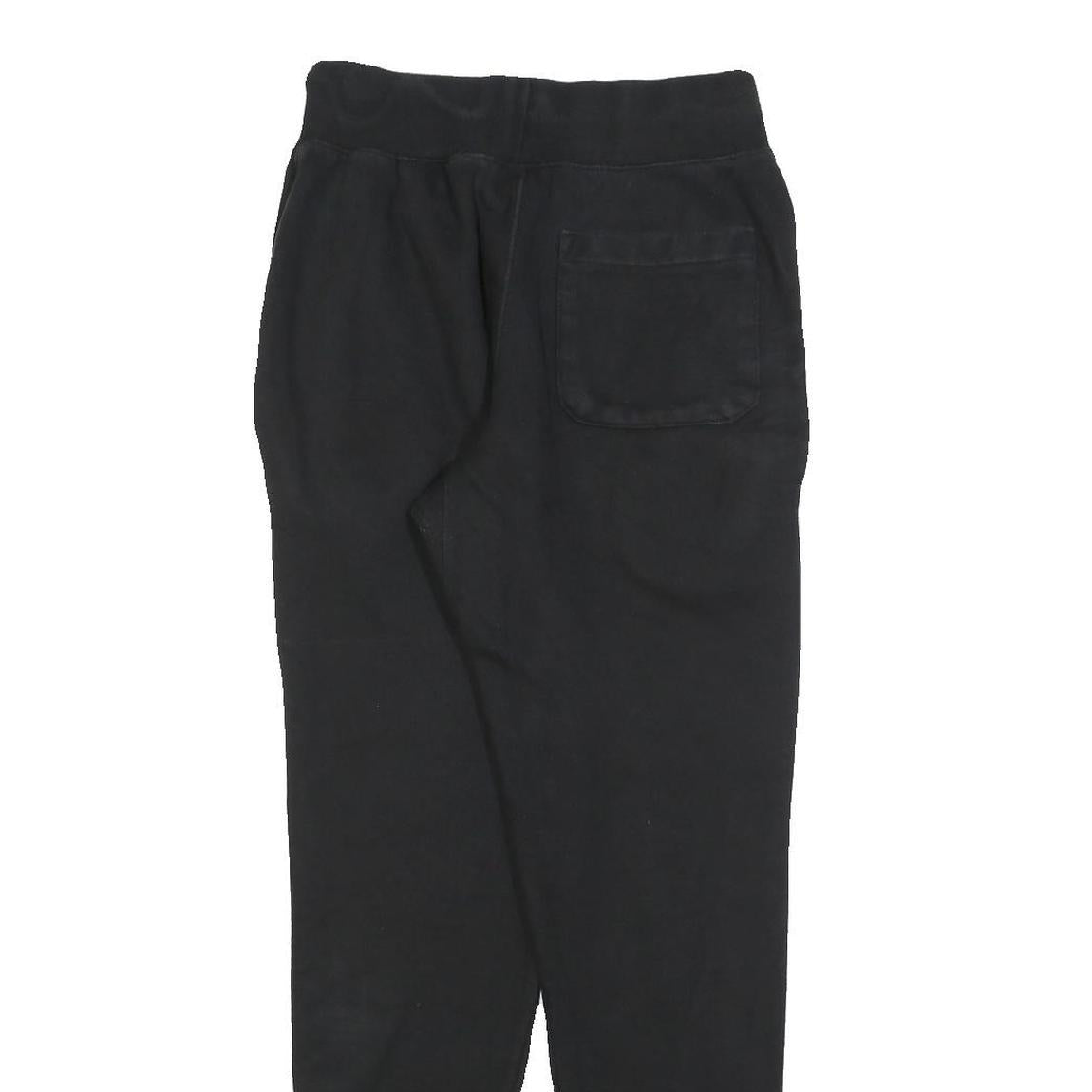 CHAMPION REVERSE WEAVE Mens Joggers Black S W26 L30 Cotton Blend Slim Tapered