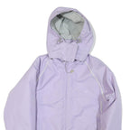 TRESPASS Womens Lilac Outdoor Jacket M Polyester Blend Hooded Zip Closure