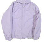 TRESPASS Womens Lilac Outdoor Jacket M Polyester Blend Hooded Zip Closure