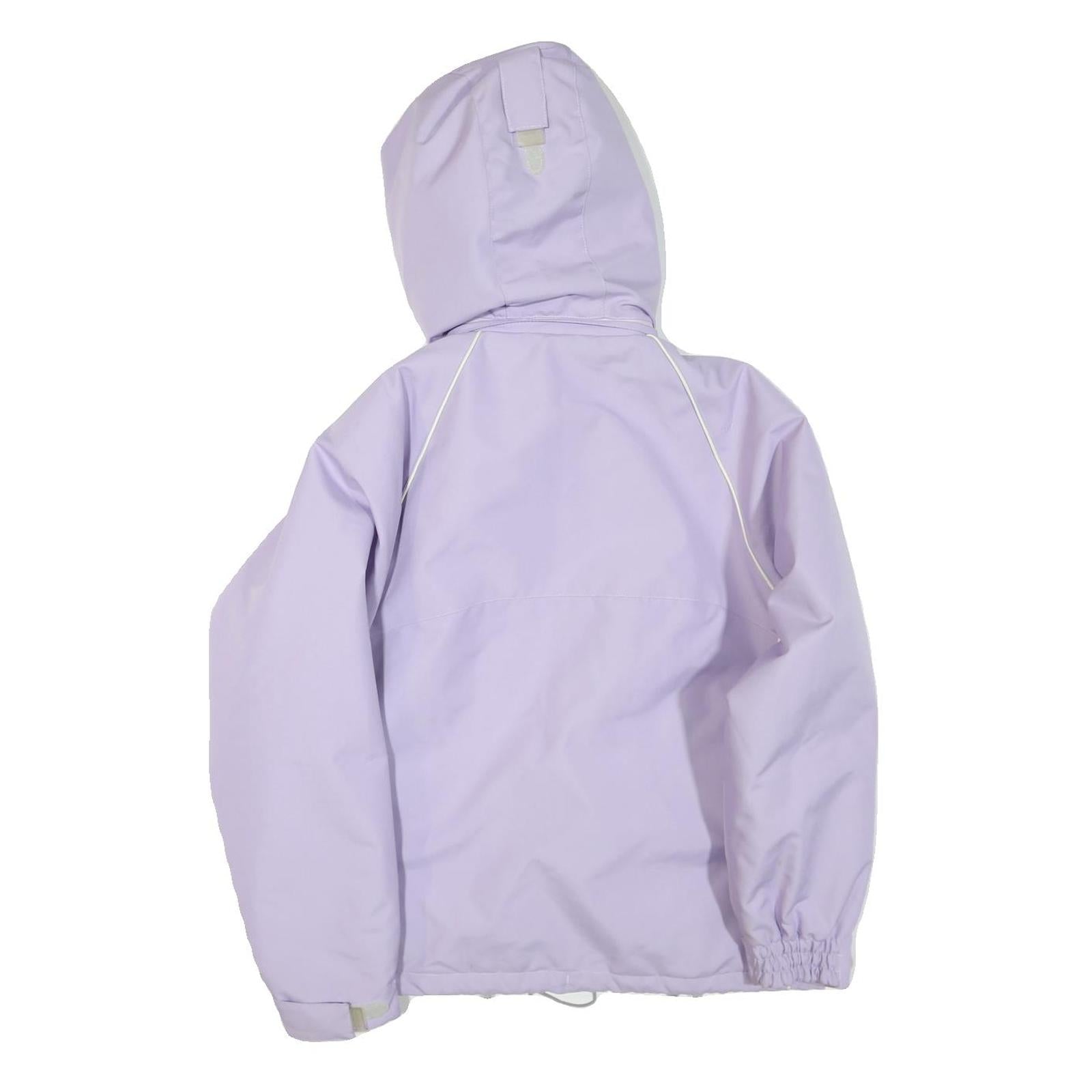 TRESPASS Womens Lilac Outdoor Jacket M Polyester Blend Hooded Zip Closure
