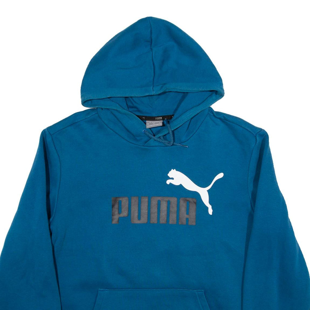 PUMA Womens Blue Hoodie M