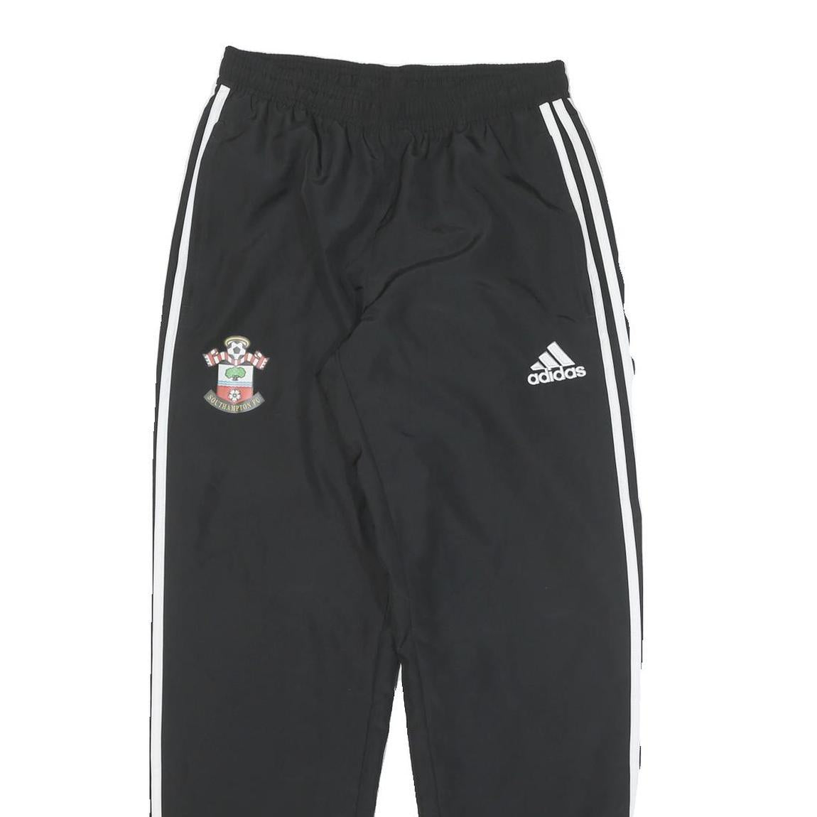 ADIDAS Mens Joggers Black & White Southampton FC Slim Tapered Size S W26 L30