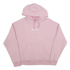 CHAMPION Womens Pink Pullover Hoodie M Cotton Blend Casual Sweatshirt