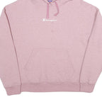 CHAMPION Womens Pink Pullover Hoodie M Cotton Blend Casual Sweatshirt