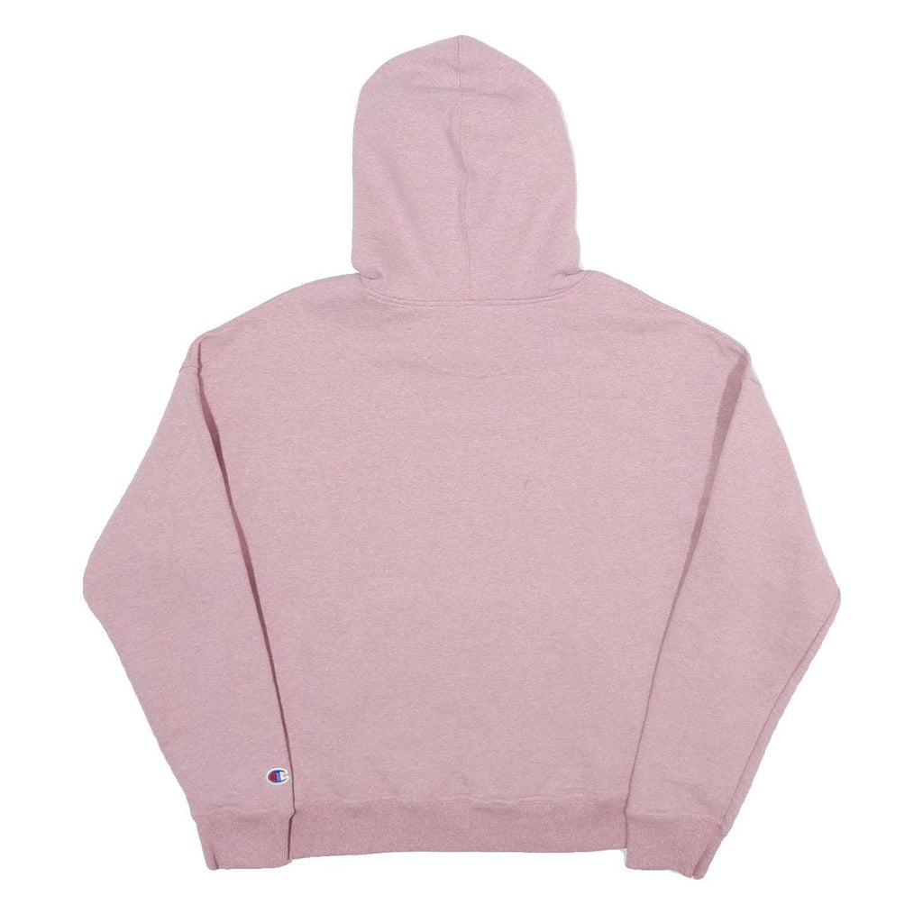 CHAMPION Womens Pink Pullover Hoodie M Cotton Blend Casual Sweatshirt
