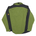 JACK WOLFSKIN Mens Green & Black Outdoor Jacket XS Polyester Blend Zip