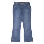 Womens Jeans Blue Regular Bootcut Stone Wash W32 L32