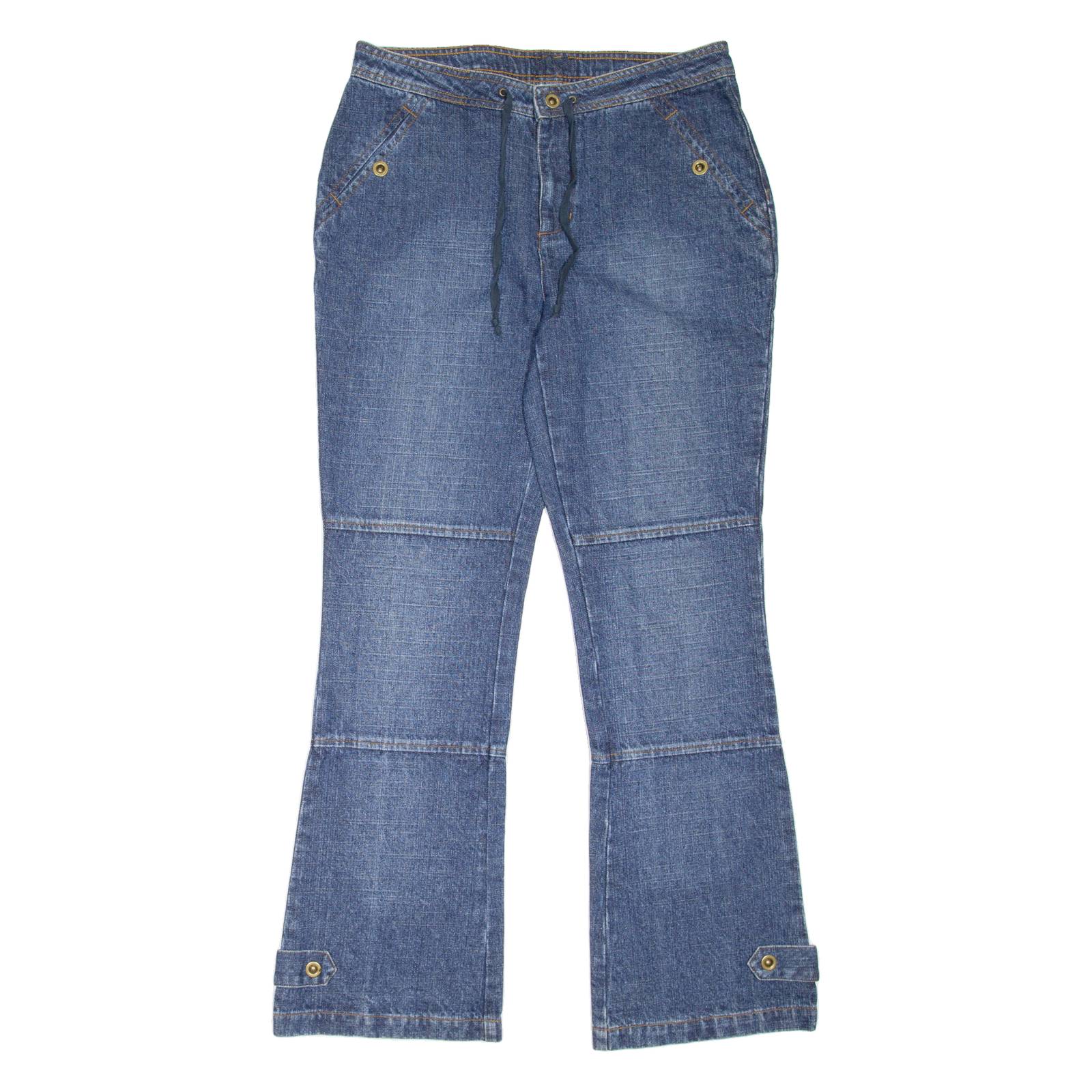 Womens Jeans Blue Regular Bootcut Stone Wash W32 L32