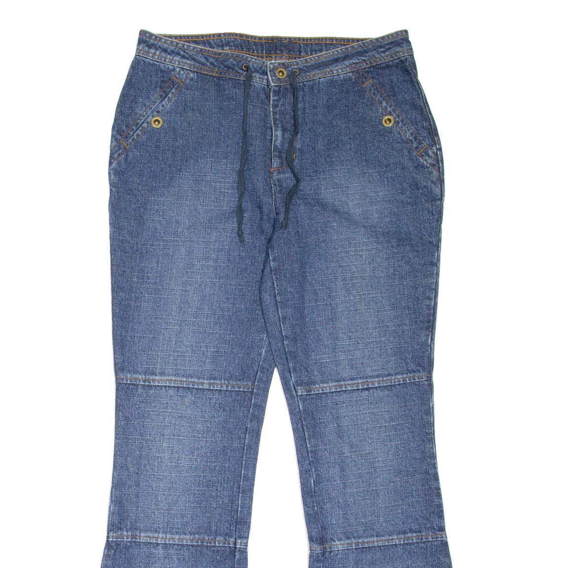 Womens Jeans Blue Regular Bootcut Stone Wash W32 L32