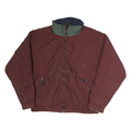 WHITE SIERRA Mens Maroon & Green Outdoor Jacket XL Polyester Zip Winter Casual