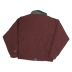 WHITE SIERRA Mens Maroon & Green Outdoor Jacket XL Polyester Zip Winter Casual