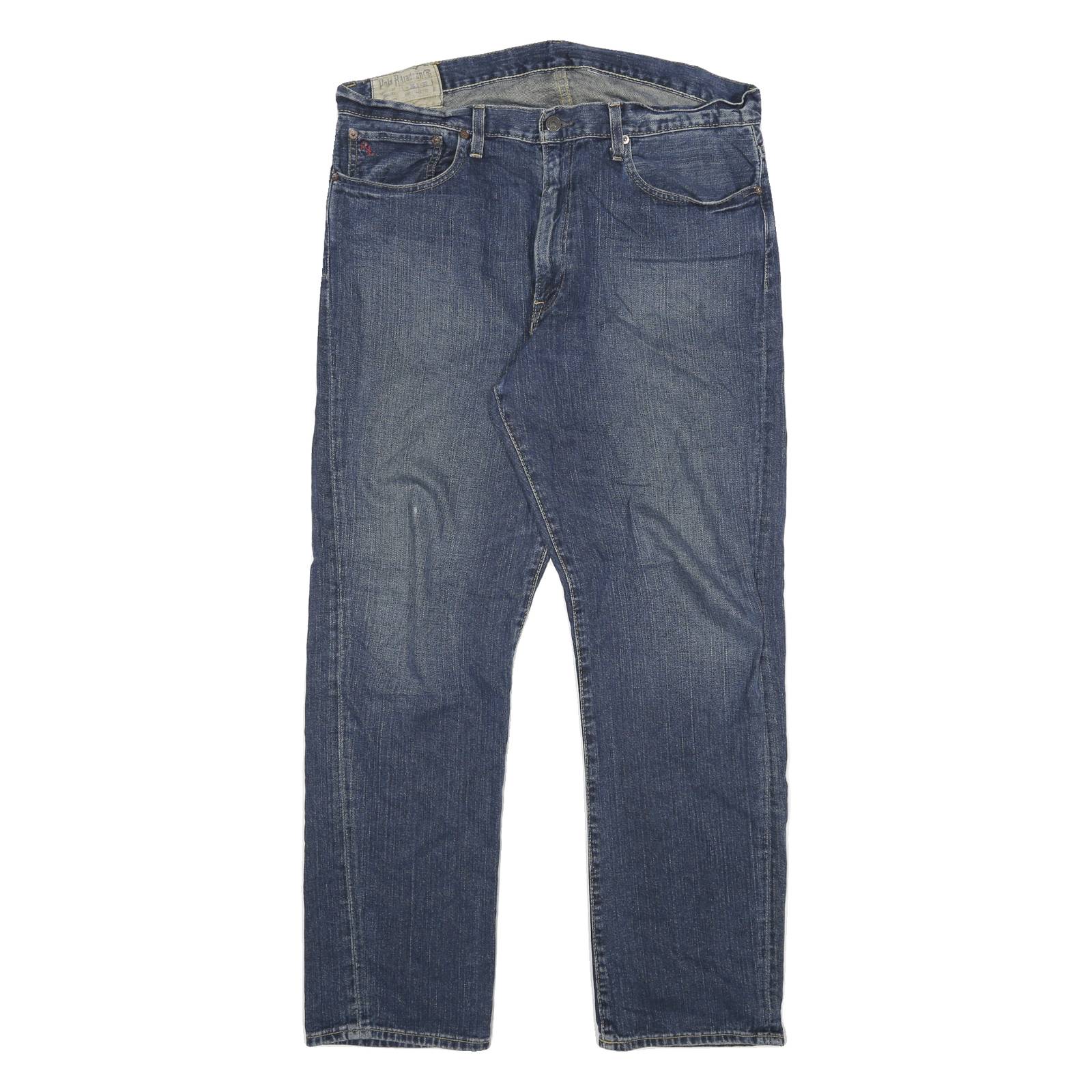 POLO RALPH LAUREN Mens Jeans Blue Regular Straight Denim Medium W39 L30 Classic