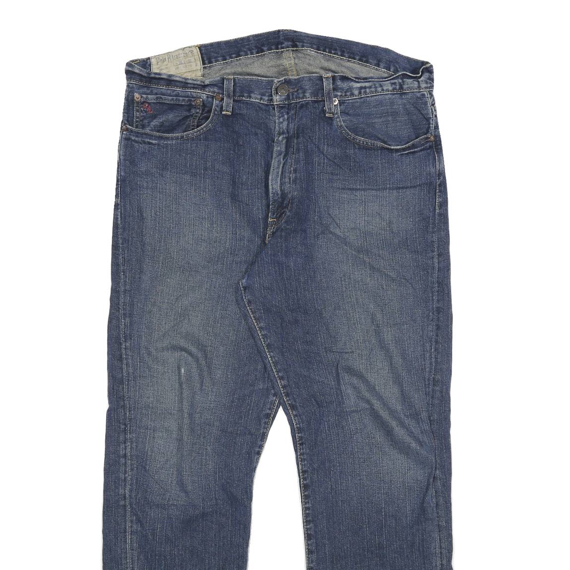 POLO RALPH LAUREN Mens Jeans Blue Regular Straight Denim Medium W39 L30 Classic