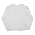 LAND'S END Mens Grey Crew Neck M Cotton Blend Sweatshirt Casual Pullover