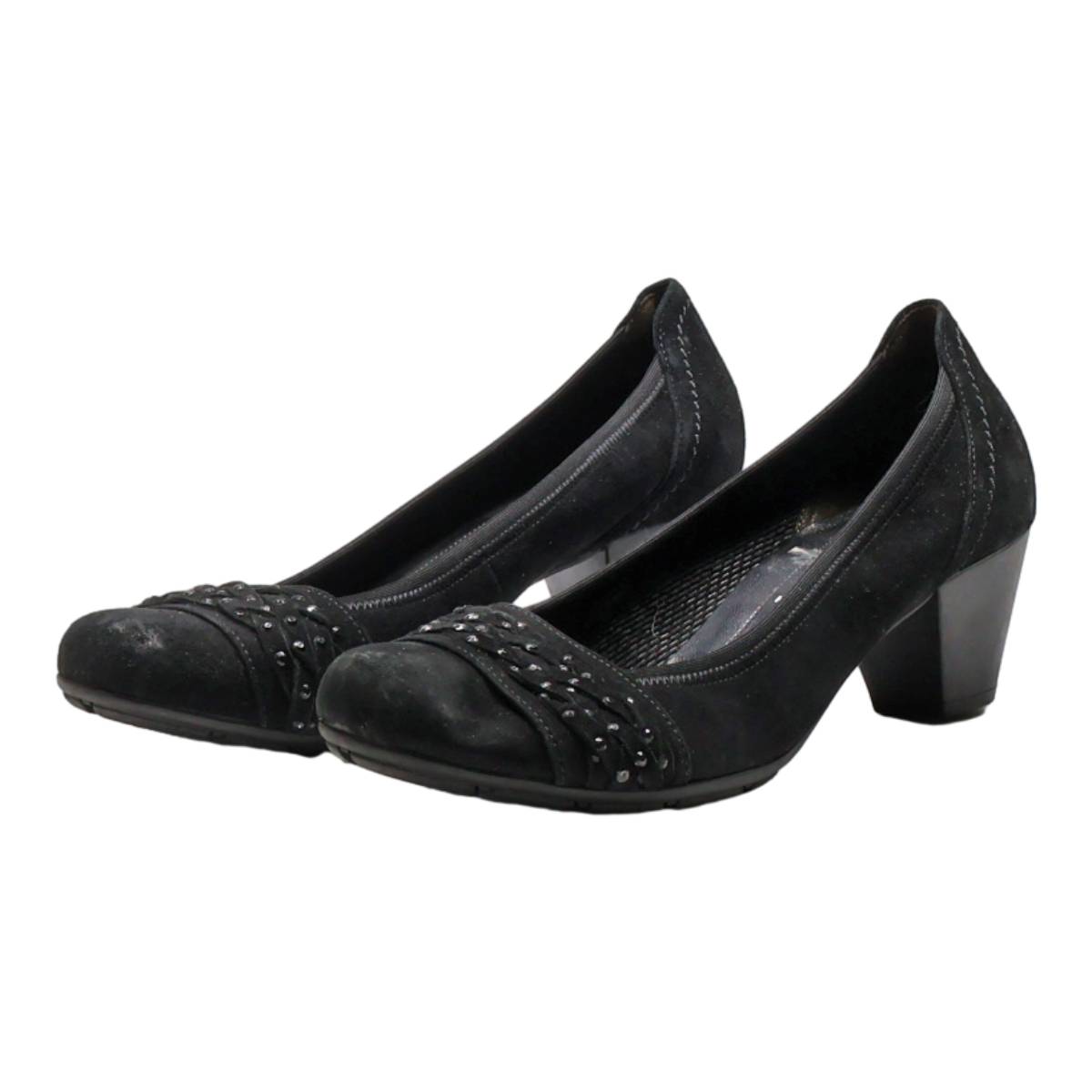 GABOR Pump Heels Black Synthetic Womens UK 6