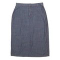 TOMMY HILFIGER Womens Blue Denim Pencil Knee Length Woven Skirt M Cotton Blend
