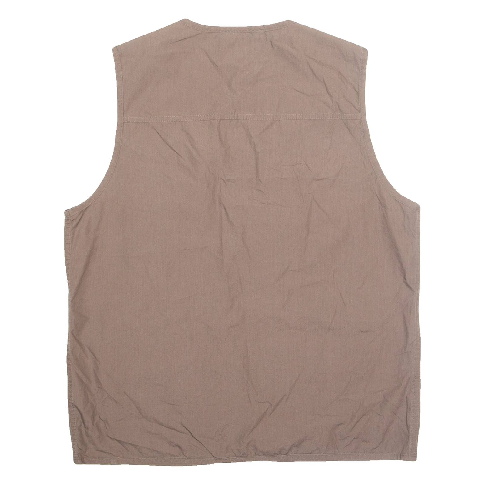 BRUGI Mens Waistcoat Brown M