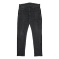 LEVI'S 511 Slim Mens Jeans Black Slim Skinny Denim Medium W36 L32 Zip Closure