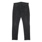 LEVI'S 511 Slim Mens Jeans Black Slim Skinny Denim Medium W36 L32 Zip Closure