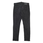 LEVI'S 511 Slim Mens Jeans Black Slim Skinny Denim Medium W36 L32 Zip Closure