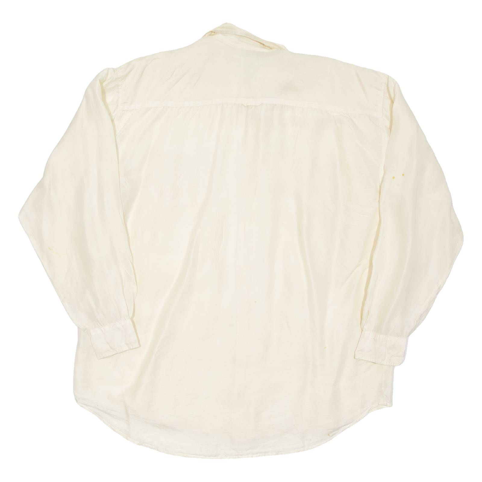 DUKE Mens Plain Shirt Yellow Long Sleeve XL